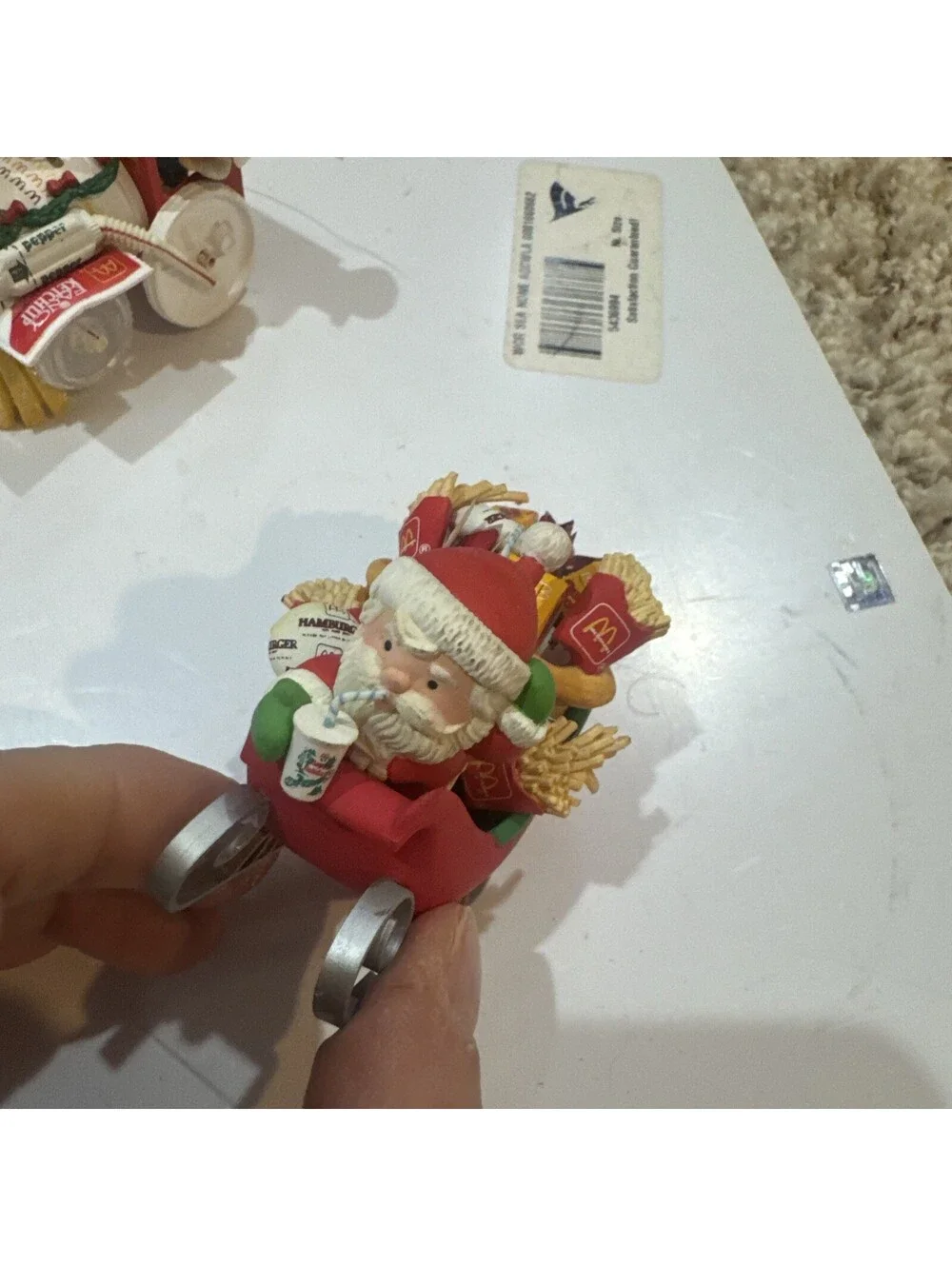 12 VTG Mcdonald's ornaments from the 1990's.